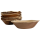 10x Runde Schale aus Palmblatt Größe 12,5 cm
