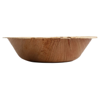 30x Runde Schale aus Palmblatt Größe 18,5 cm