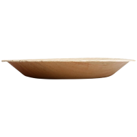 100x runder Teller aus Palmblatt Größe 23 cm