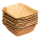 Viereckige Schale aus Palmblatt Größe 14 x 14 cm Versch. Mengen